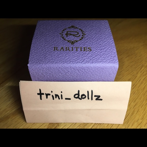 RARITIES NWT Carol Brodie Labradorite & Black Spinel Ring - Picture 7 of 8